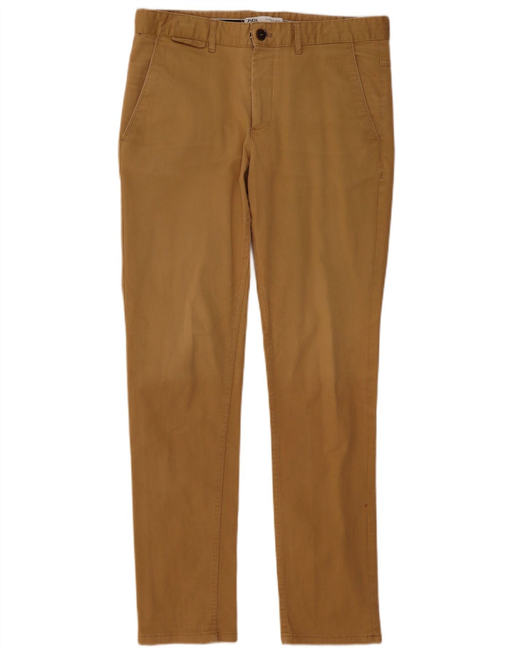 Zara Slim Chino-Hose für Herren, EU 40, M, W31, L31, Beige