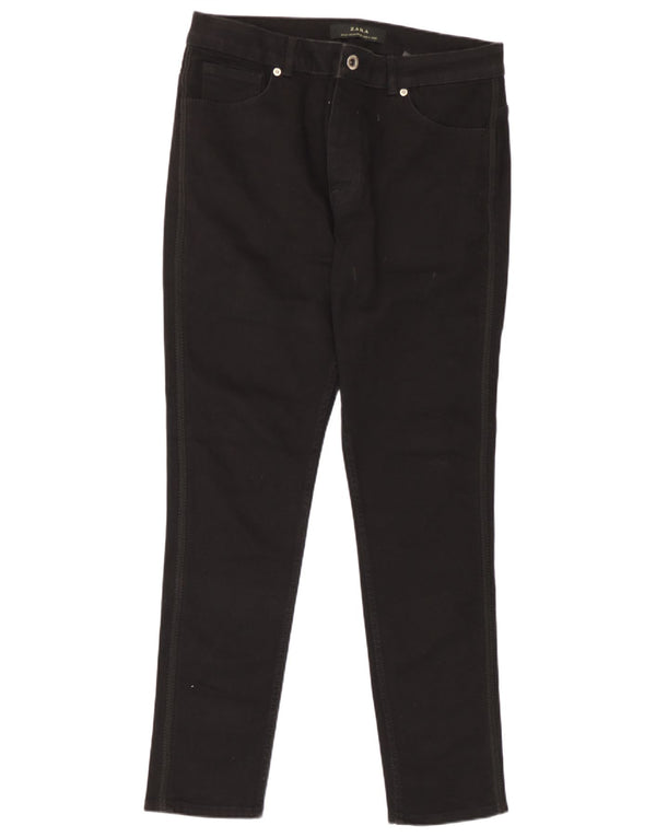 Zara Herren Slim Jeans EU 44 Large W34 L29 Schwarze Baumwolle