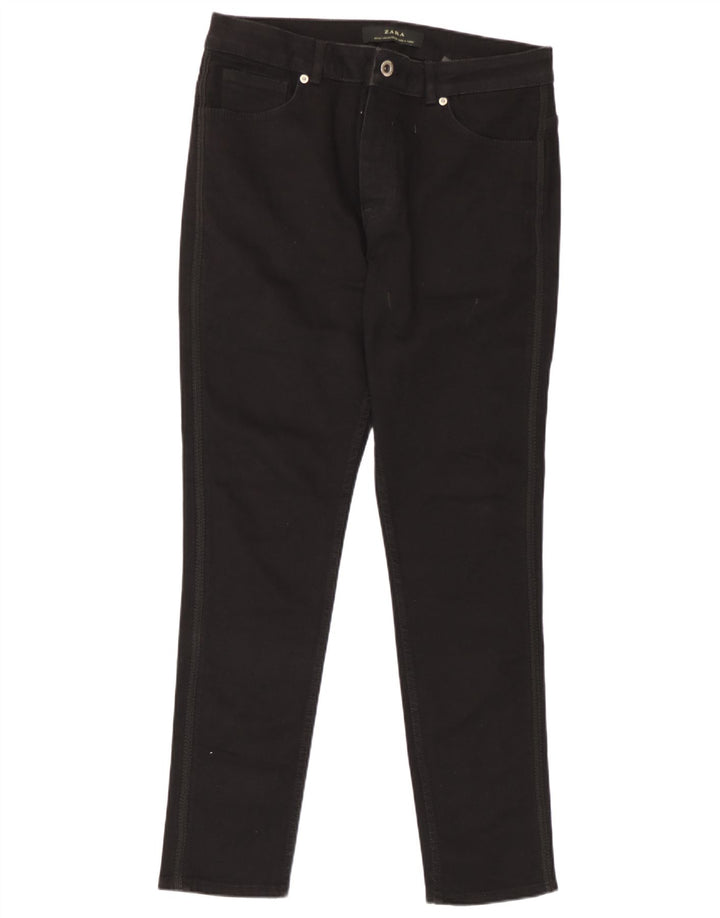 Zara Herren Slim Jeans EU 44 Large W34 L29 Schwarze Baumwolle