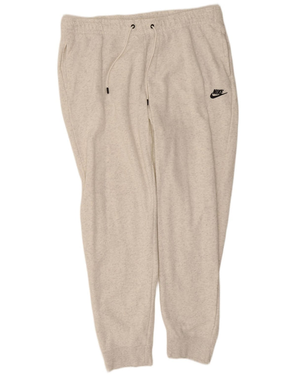 Nike Damen Trainingshose Jogger UK 18 XL Grau gefleckte Baumwolle