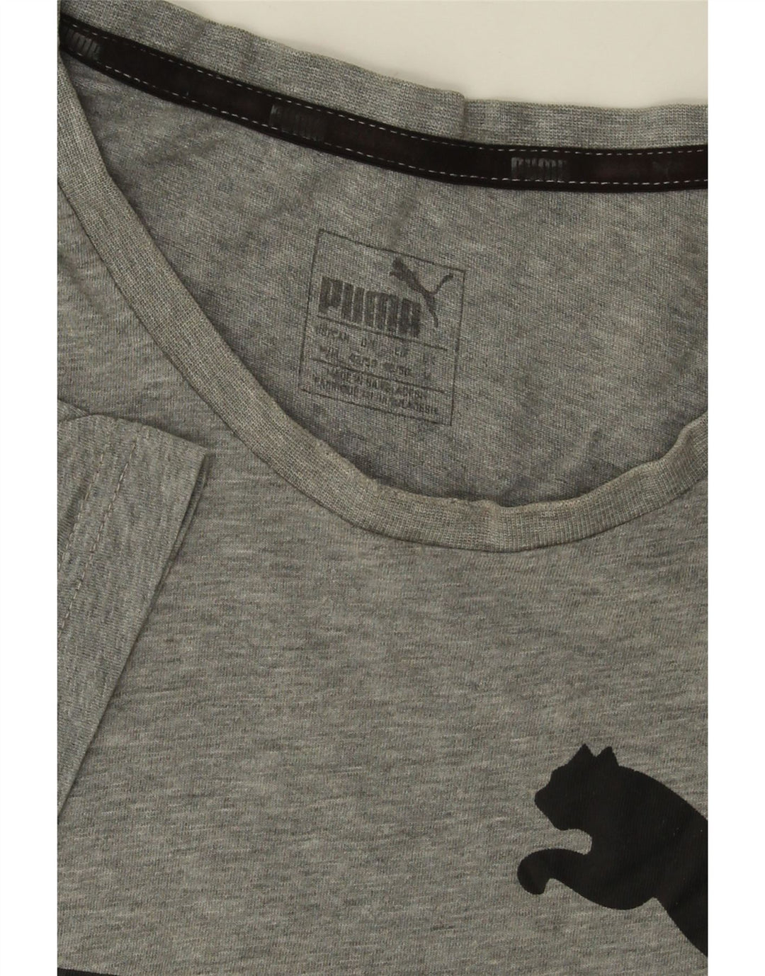 PUMA Herren Graphic T-Shirt Top Mittelgrau