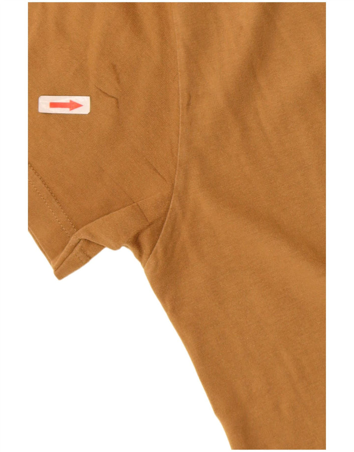 Russell Athletic Herren-T-Shirt mit Grafik, mittlere Khaki-Baumwolle
