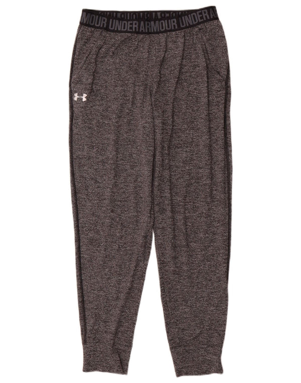 Under Armour Damen Heat Gear Trainingshose Jogger UK 10 Small Grau
