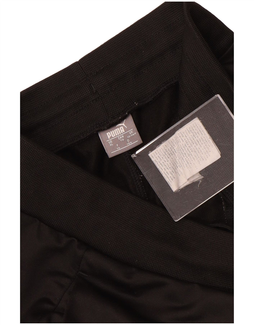 PUMA Jungen-Trainingshose, Jogginghose, 13–14 Jahre, schwarzes Polyester