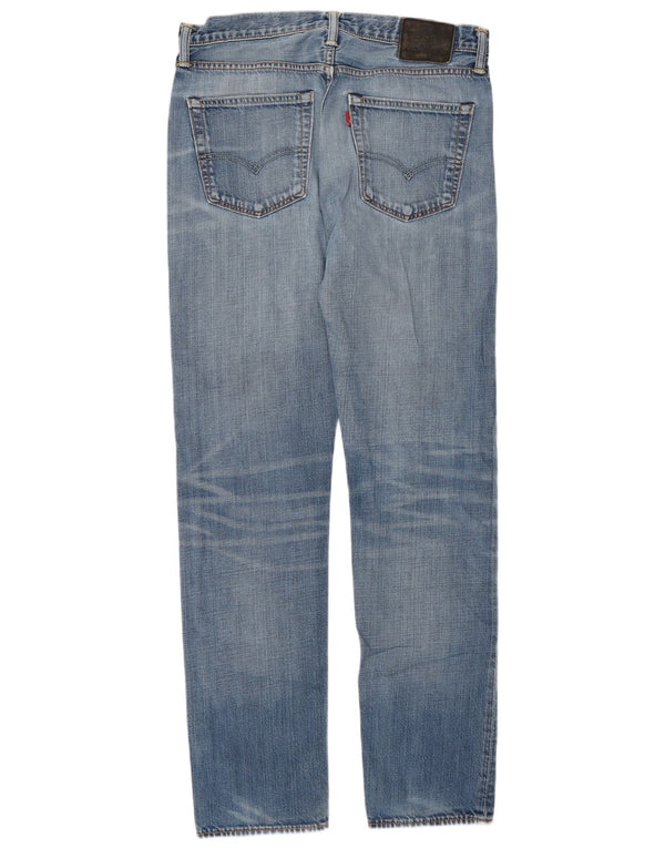 Levi's Damen 508 Straight Jeans W32 L34 Blaue Baumwolle