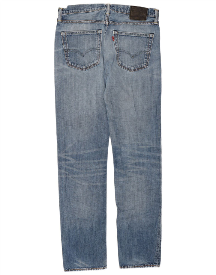 Levi's Damen 508 Straight Jeans W32 L34 Blaue Baumwolle