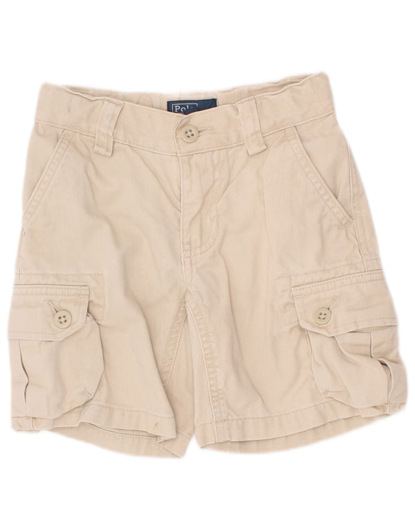 Polo Ralph Lauren Cargo-Shorts für Jungen, 2–3 Jahre, W20, cremefarbene Baumwolle