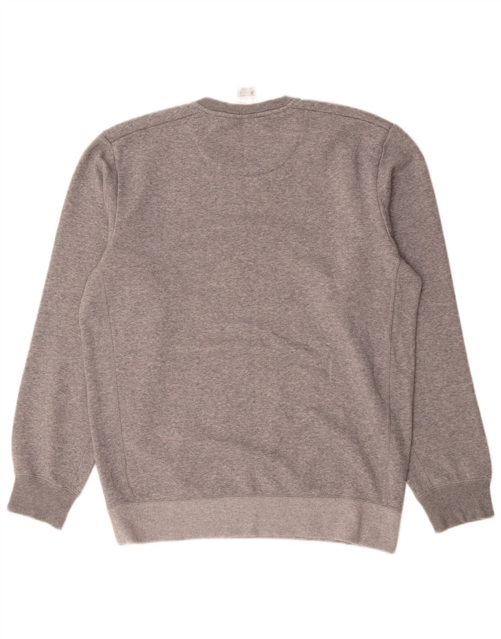 Adidas Herren Sweatshirt Pullover mittelgrau melierte Baumwolle