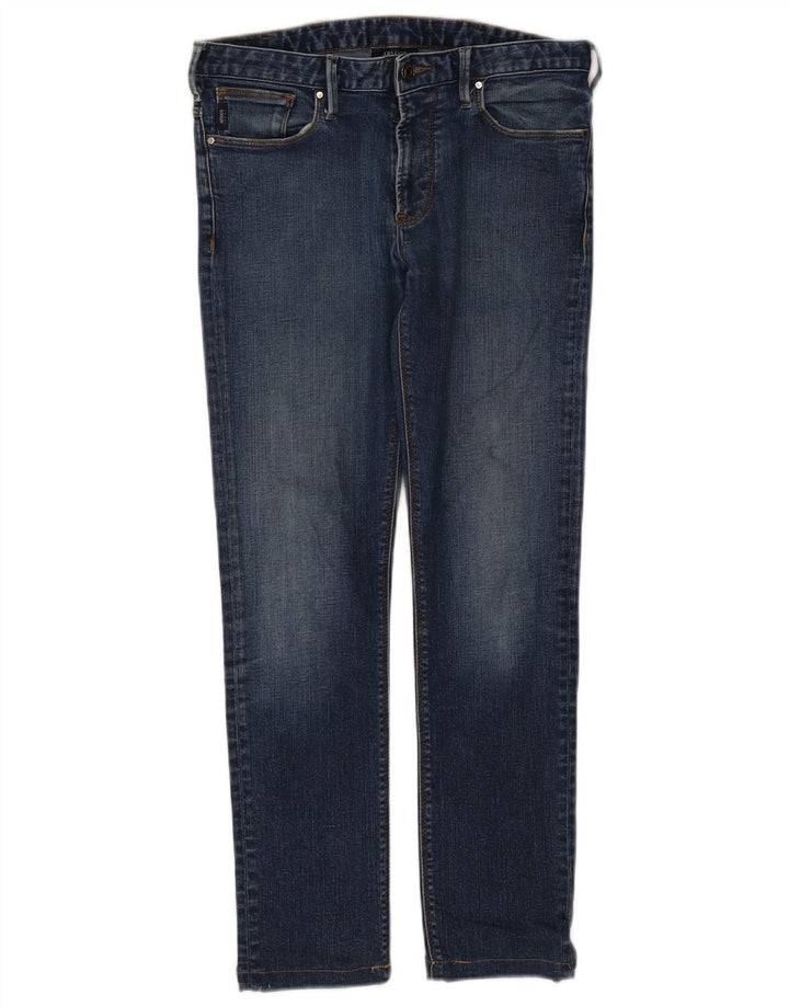 Armani Damen Slim Jeans W32 L29 Blau