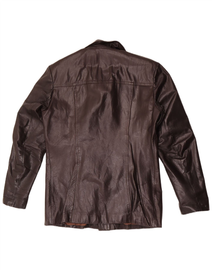 Esco Herren Lederjacke EU 52 XL Braunes Leder