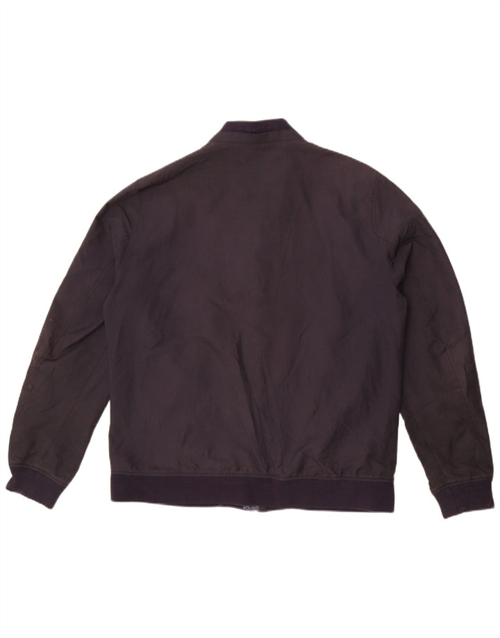 Ted Baker Damen Bomberjacke Größe 5 XL Marineblaues Polyester