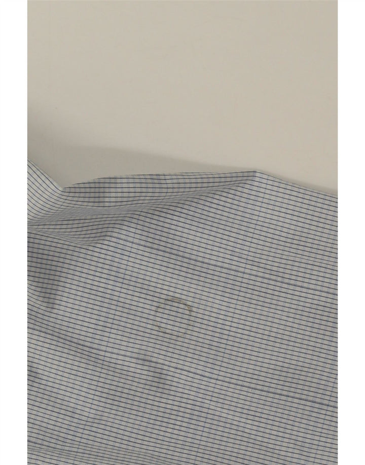 Calvin Klein Herren Extra Slim Fit Hemd Größe 15 Mittelblau kariert