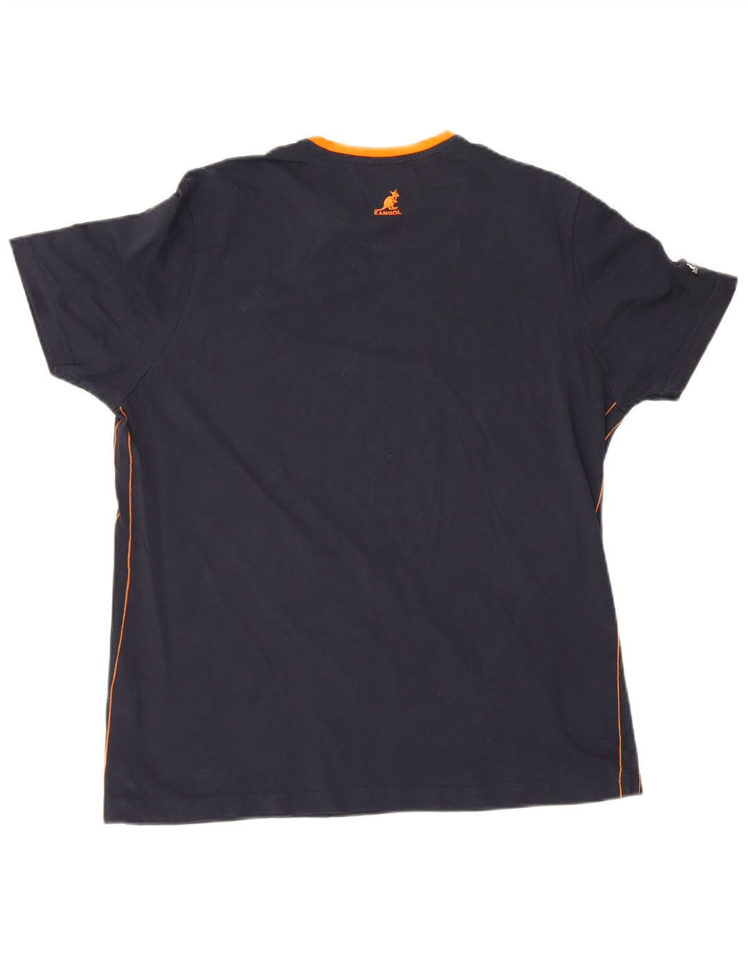 Kangol Herren T-Shirt Top XL Marineblau Baumwolle