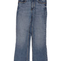 Zara Damen Bootcut Jeans EU 34 2XS W24 L25 Blaue Baumwolle