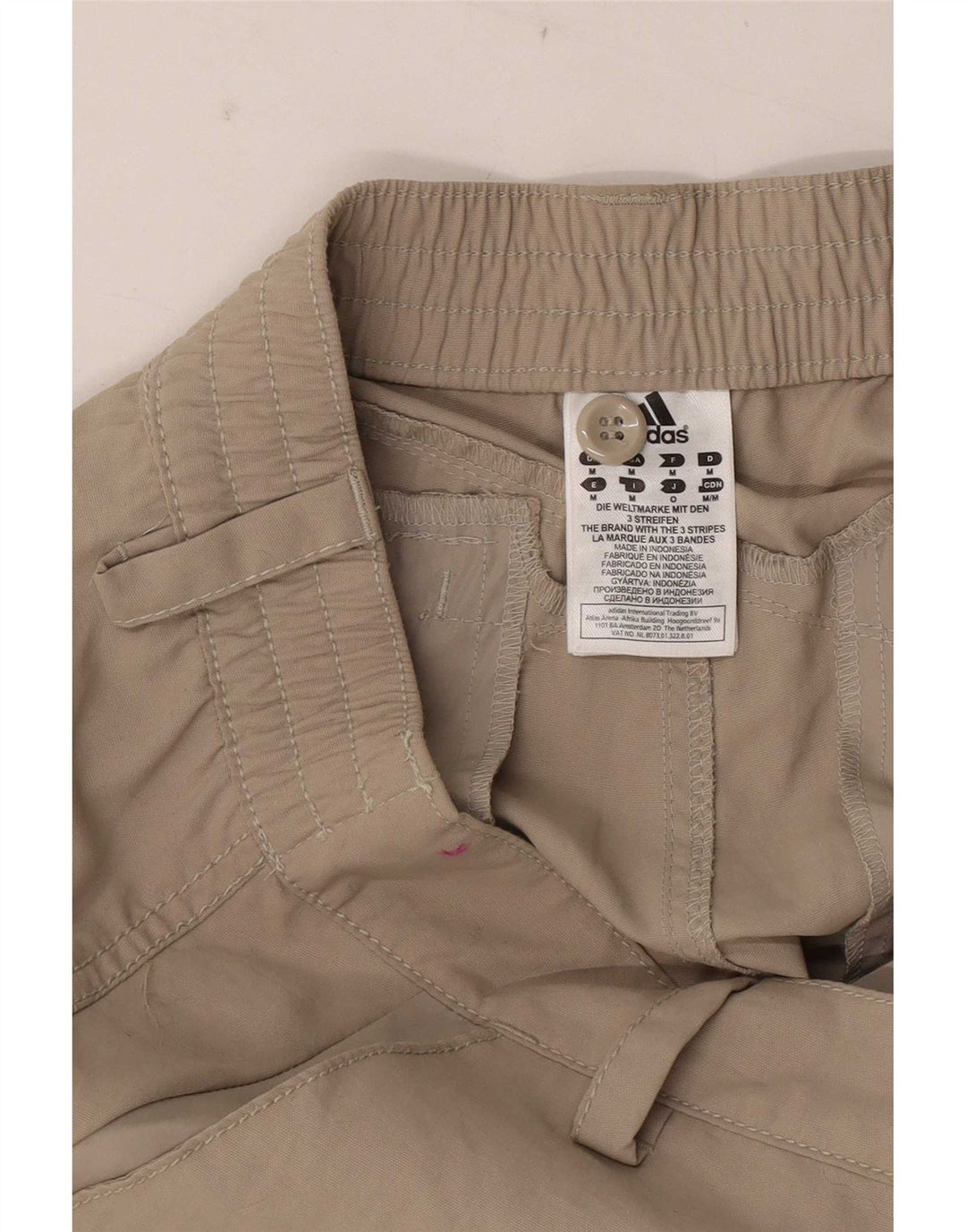 Adidas Damen Grafikhose Medium W30 L30 Braunes Nylon