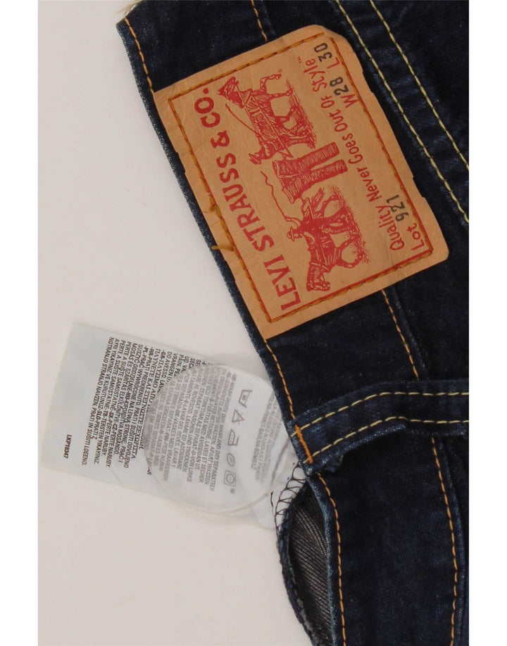 Levi's Damen 921 Bootcut Jeans W28 L30 Blaue Baumwolle