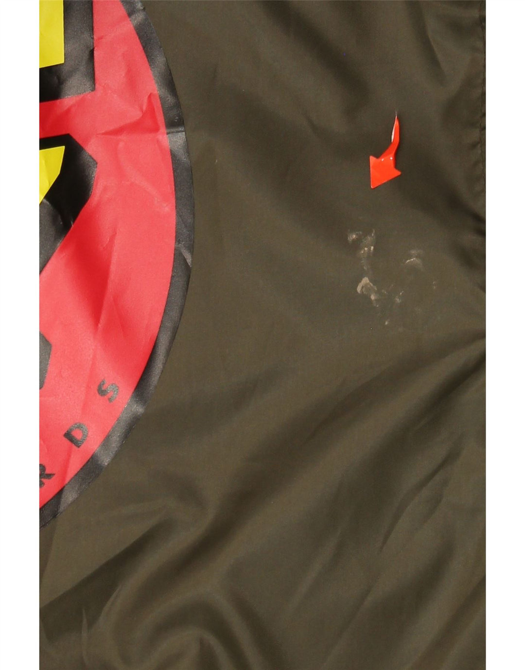 Santa Cruz Herren-Bomberjacke mit grafischer Kapuze, UK 40, Größe L, Khaki, Polyester