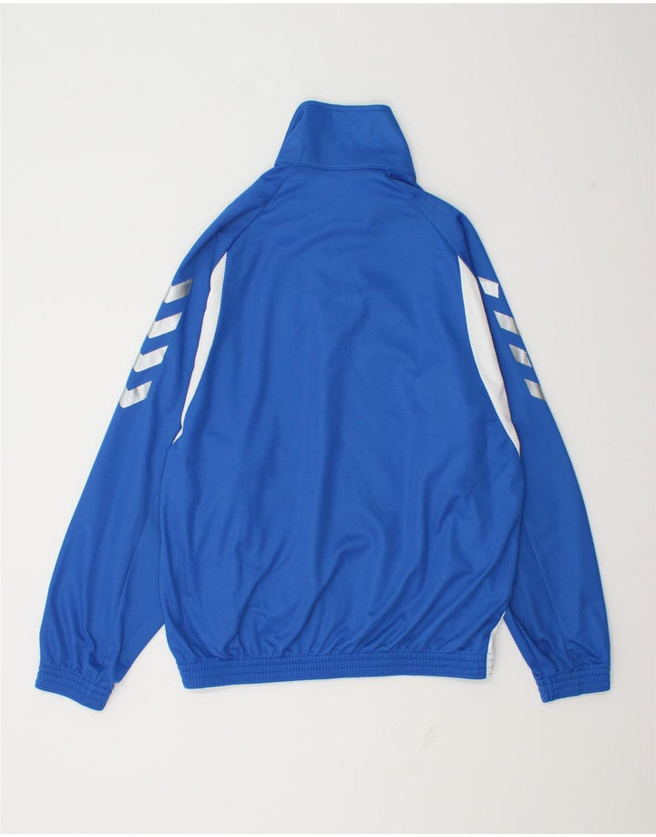 Hummel Herren-Trainingsanzugoberteil, Jacke, klein, Blau, Farbblock