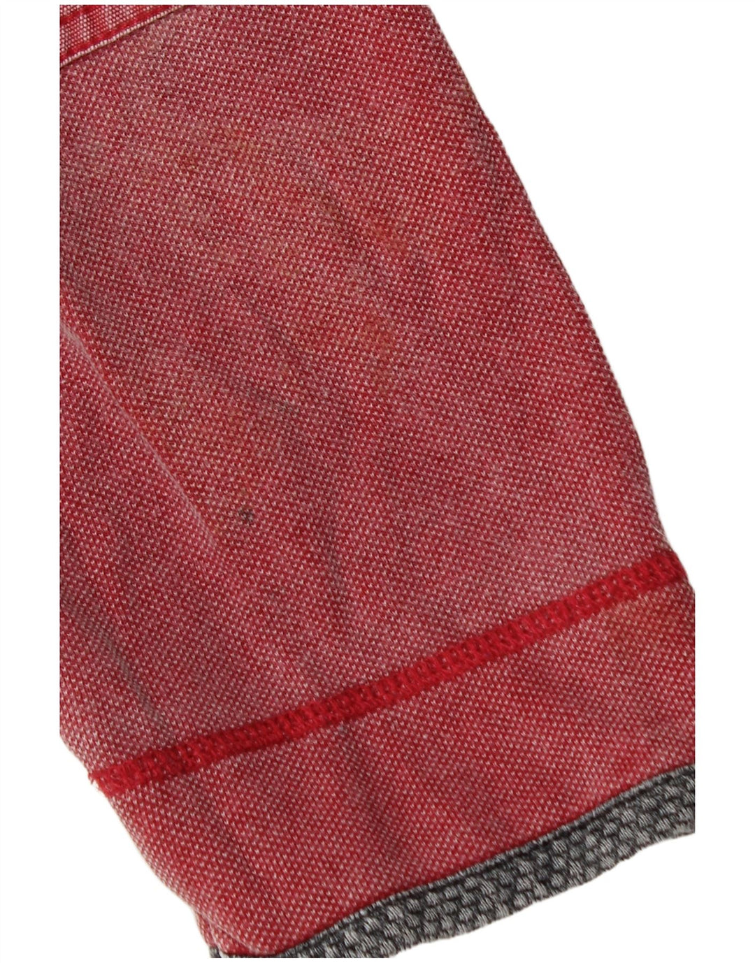 Fat Face Herren-Sweatshirt mit Reißverschluss am Hals, Größe S, Rot, Baumwolle