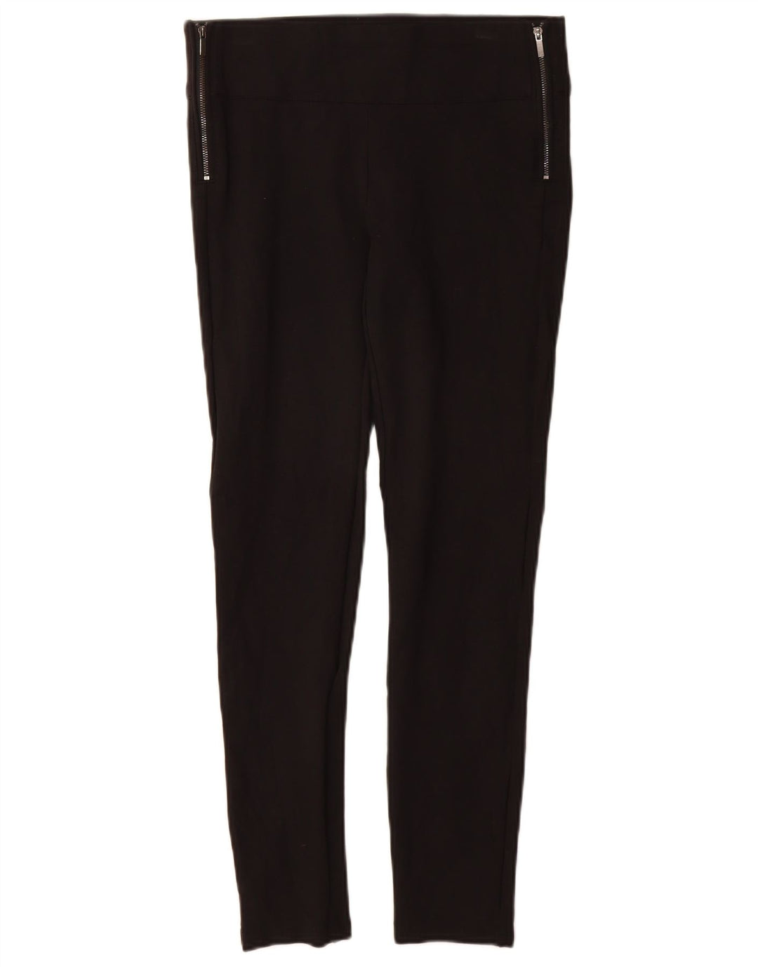 Zara Damen Leggings UK 12 Medium Schwarz