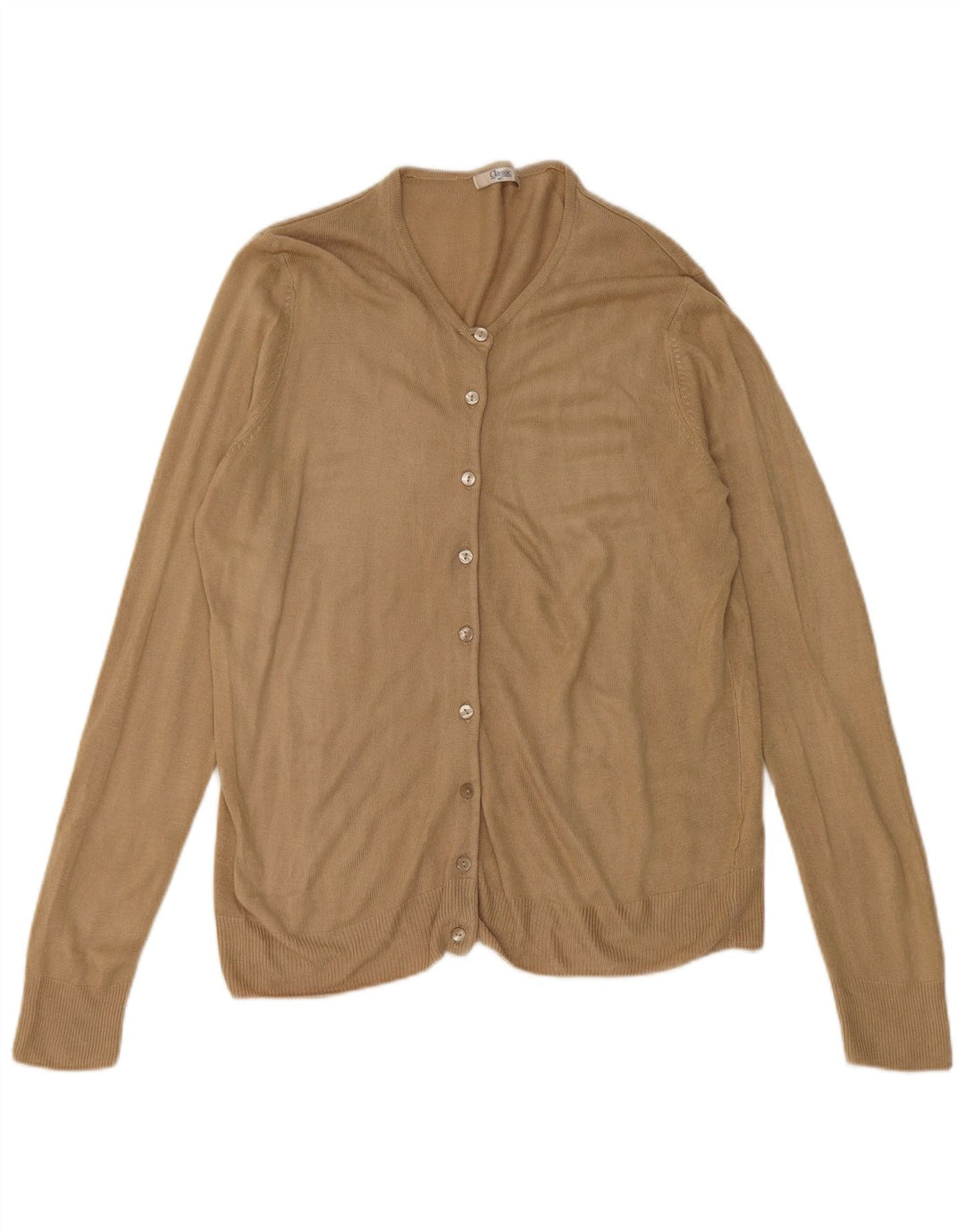 Marks & Spencer Damen-Cardigan-Pullover UK 10 Small Beige Acryl