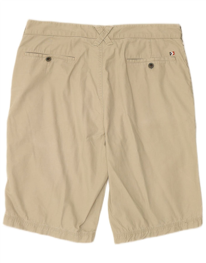 PECKOTT Herren Chinoshorts IT 52 XL W36 Beige Baumwolle