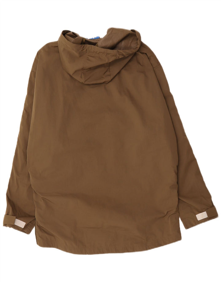 Adidas Herren Kapuzenpullover Regenjacke UK 38 Medium Khaki Polyester