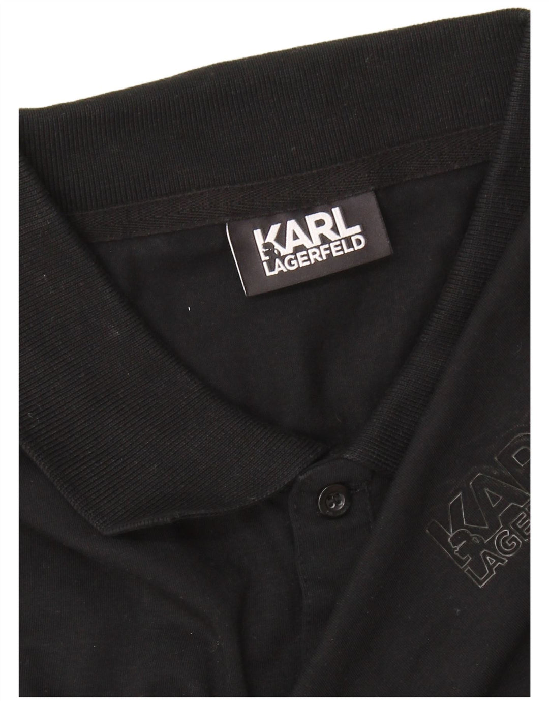 Karl Lagerfeld Herren Poloshirt Large Schwarz