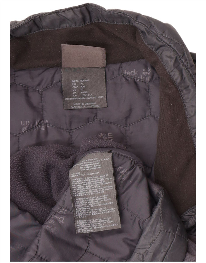 Jack Wolfskin Herren Liner Steppjacke UK 44/46 XL Grau Farbblock