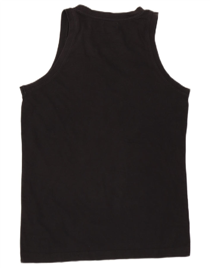 Kappa Herren-Weste, mittelgroß, schwarze Baumwolle