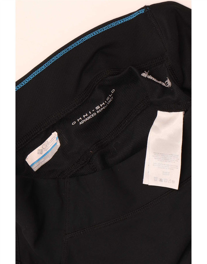 Columbia Damen Omni-Shield Capri Leggings UK 12 Medium Schwarz Polyester