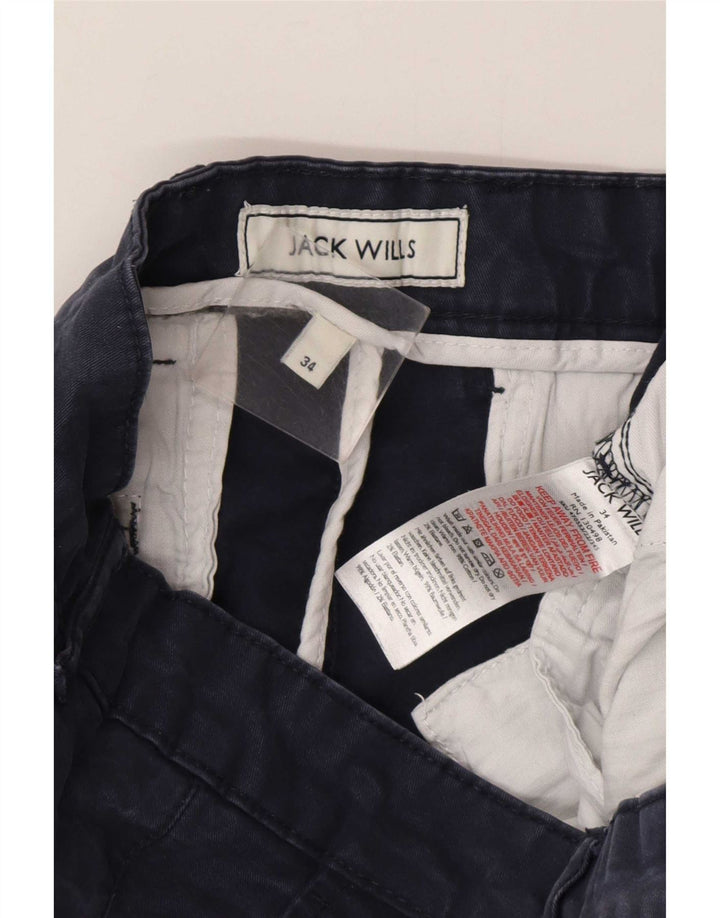 Jack Wills Herren-Chinoshorts, W34, groß, marineblau, Baumwolle