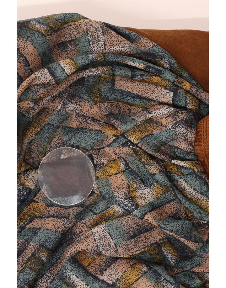 Vintage Herren Wildleder Bomberjacke UK 38 Mittelbraunes Leder