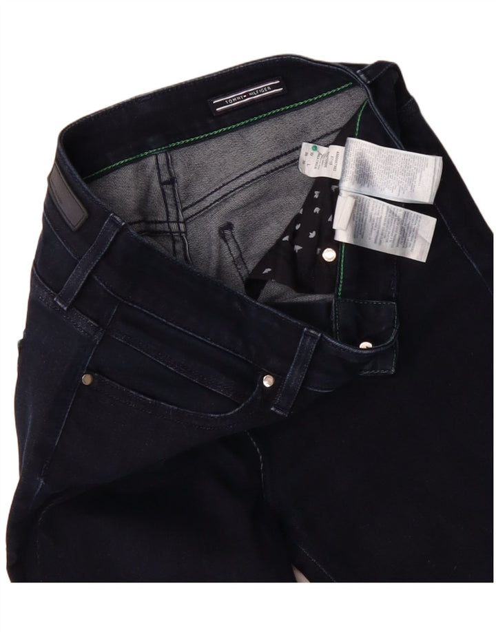 TOMMY HILFIGER Damen Skinny Jeans W26 L27 Marineblaue Baumwolle