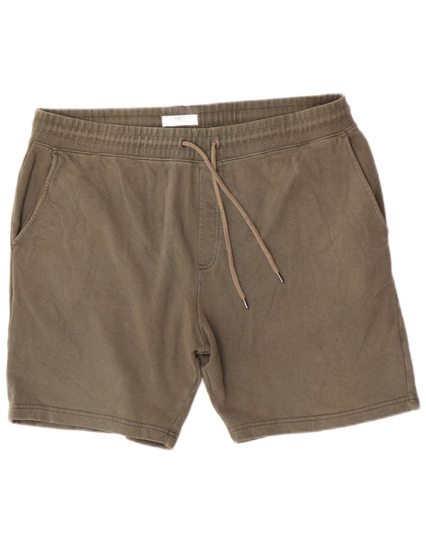 Marks & Spencer Damen Sportshorts 2XL Grüne Baumwolle