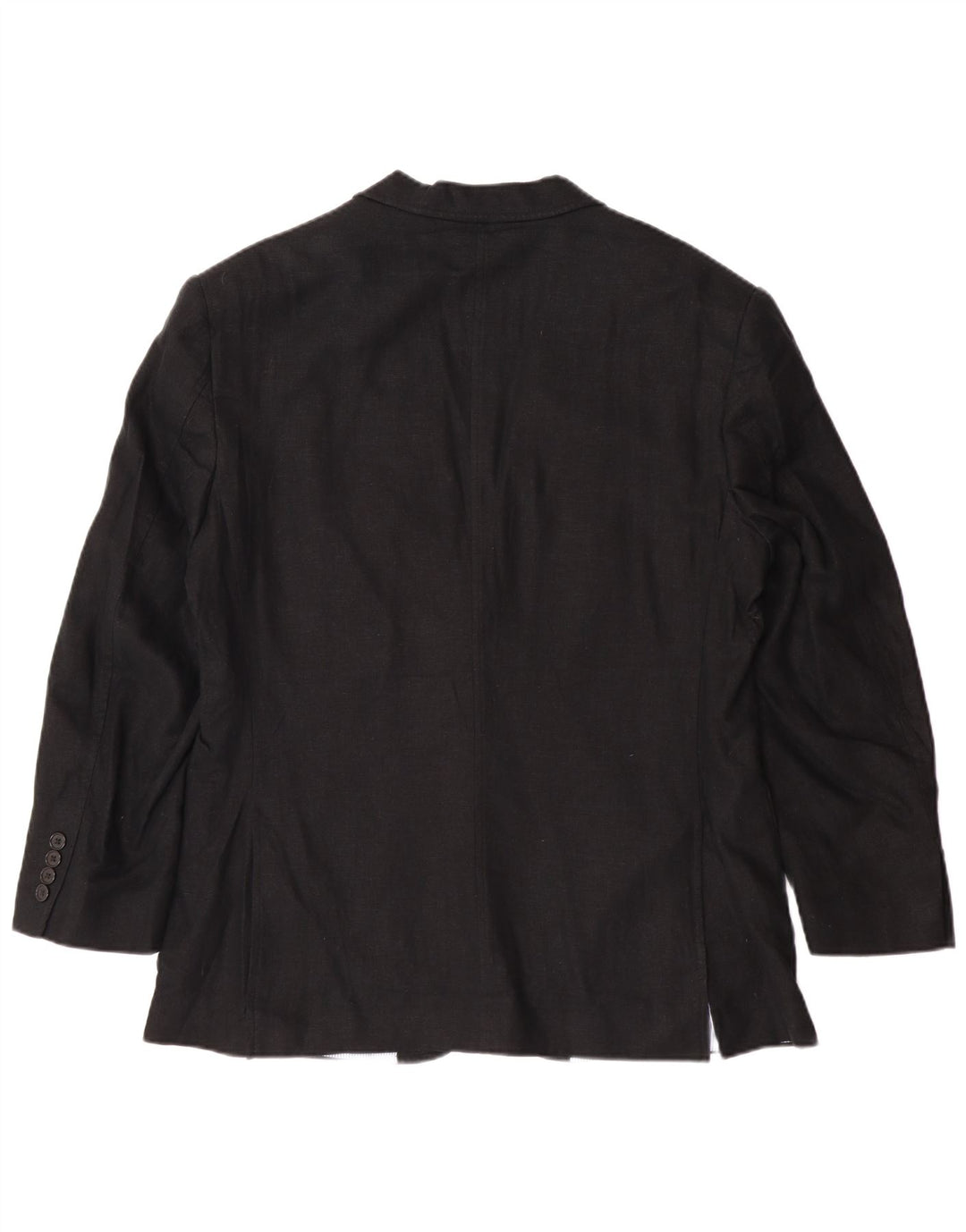 MARKS & SPENCER Herren-Blazer mit 2 Knöpfen, Gr. 40, Größe L, Schwarz, Leinen