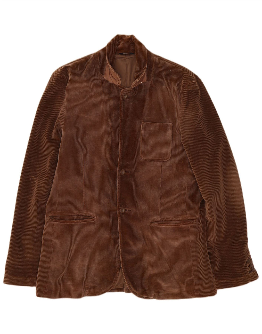 Gap Herren-Blazer aus Cord mit 3 Knöpfen, Gr. 40, Größe L, Braun, Baumwolle