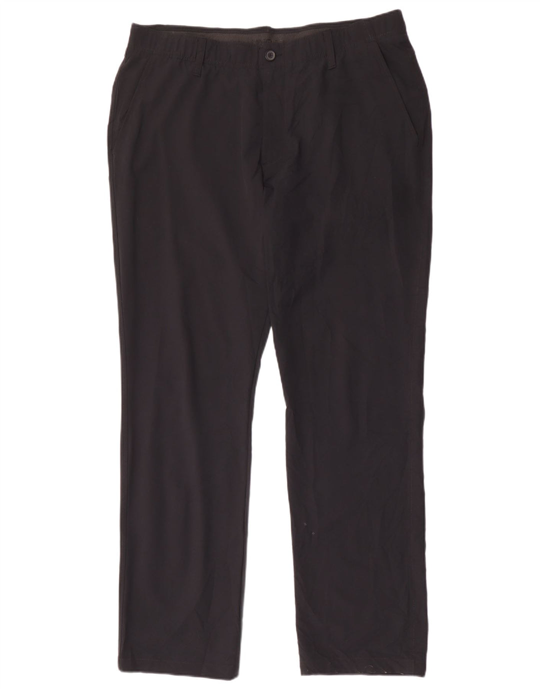 UNDER ARMOUR Herren gerade Chinohose W38 L32 Schwarz Polyester