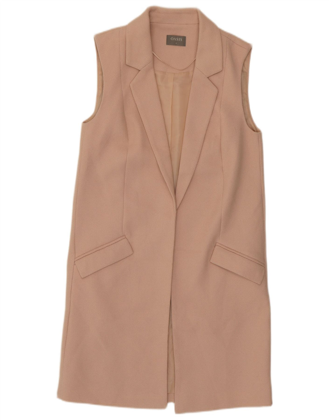 Oasis Damen Longline-Weste UK 8 Small Pink Polyester