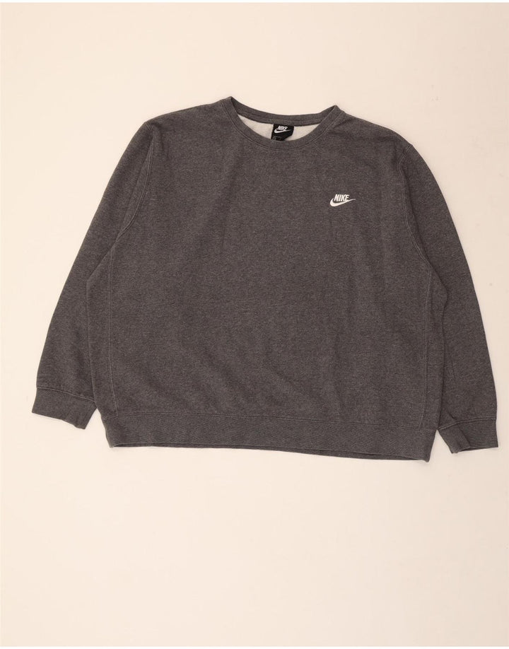 Nike Womens Loose Fit Sweatshirt Pullover UK 20 2XL Grau