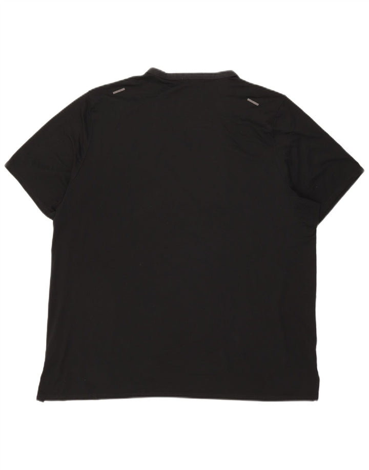 NIKE Herren Dri Fit T-Shirt Top XL Schwarz Polyester
