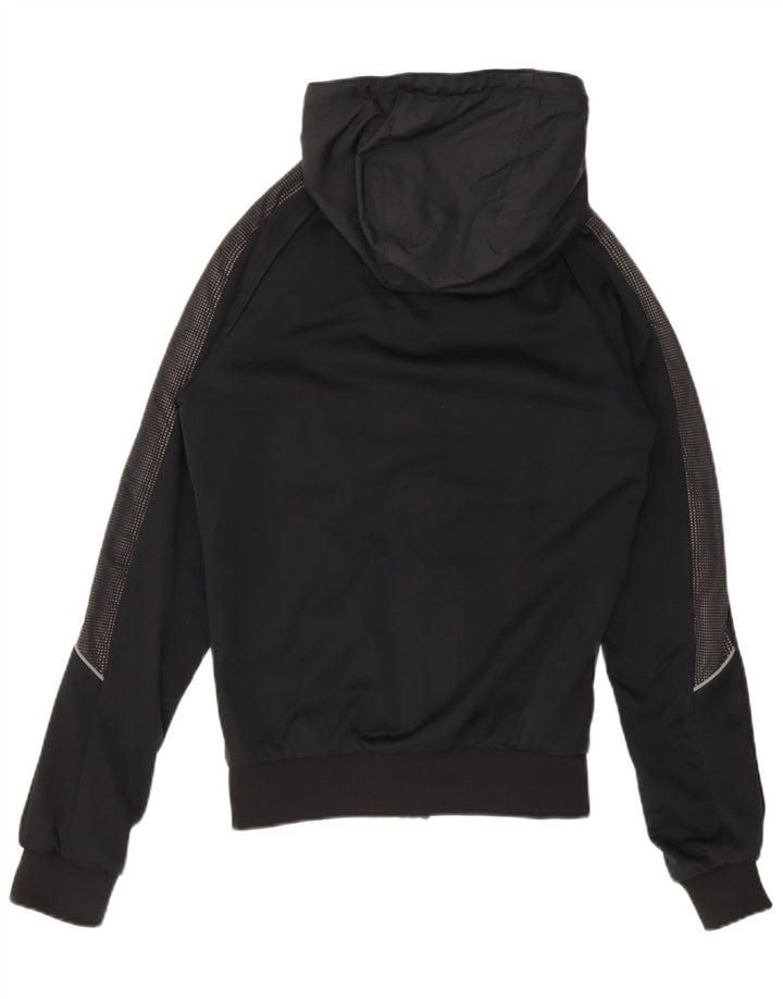 Mckenzie Herren-Kapuzenpullover mit Reißverschluss, XS, schwarzes Farbblock-Polyester