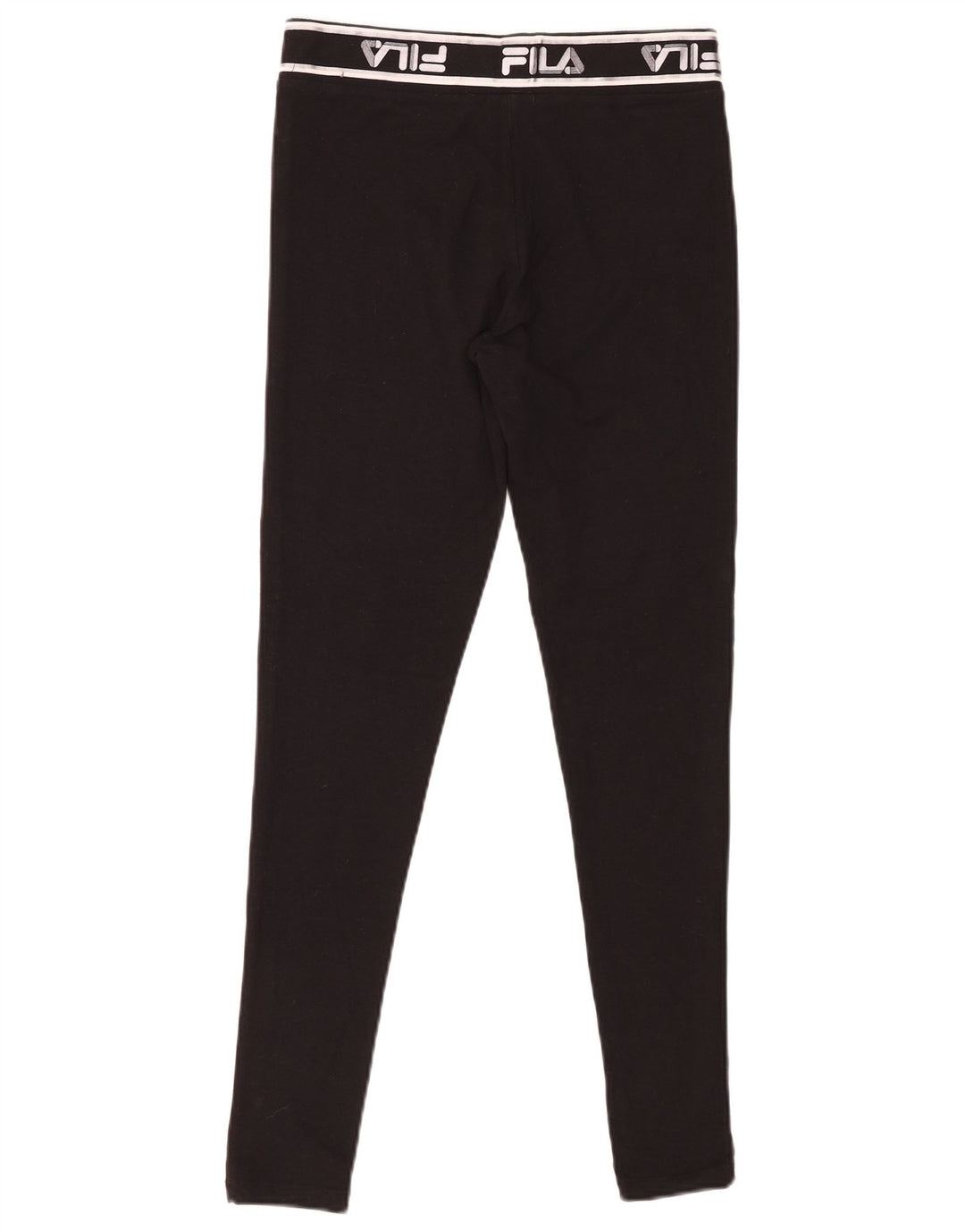 FILA Damen Graphic Leggings UK 12 Medium Schwarz