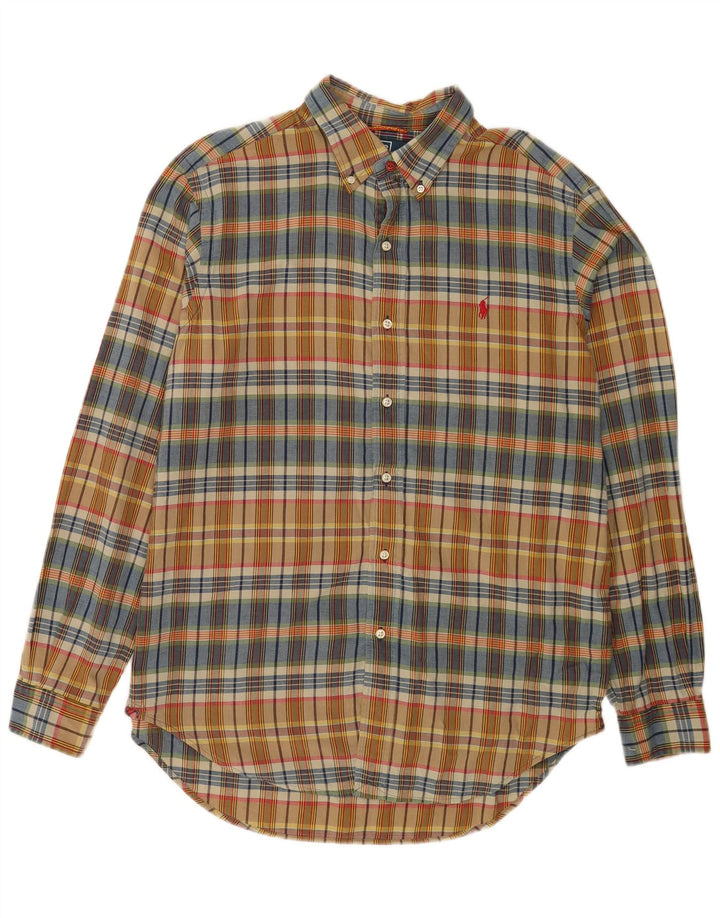 Polo Ralph Lauren Herren-Hemd mit klassischer Passform, groß, mehrfarbig, kariert, Baumwolle