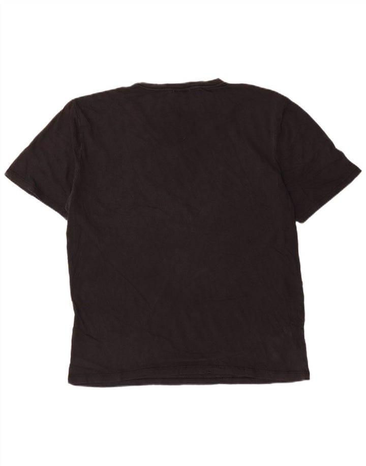 Reiss Herren T-Shirt Top XL Grau Baumwolle