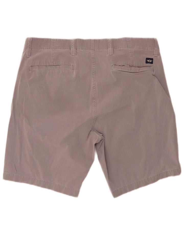 DOCKERS Herren Chinoshorts W38 XL Graue Baumwolle