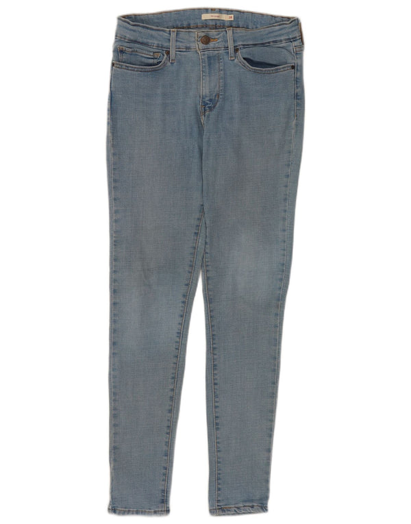 Levi's Damen 711 Skinny Jeans W28 L30 Blaue Baumwolle