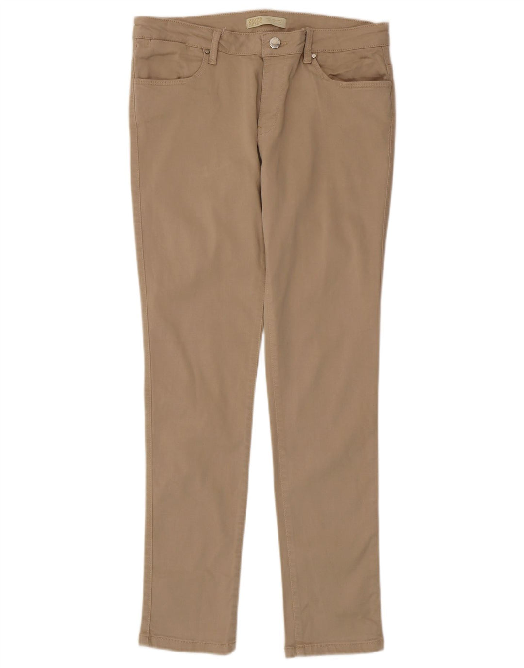 Zara Damen Slim Jeans EU 44 XL W34 L30 Beige
