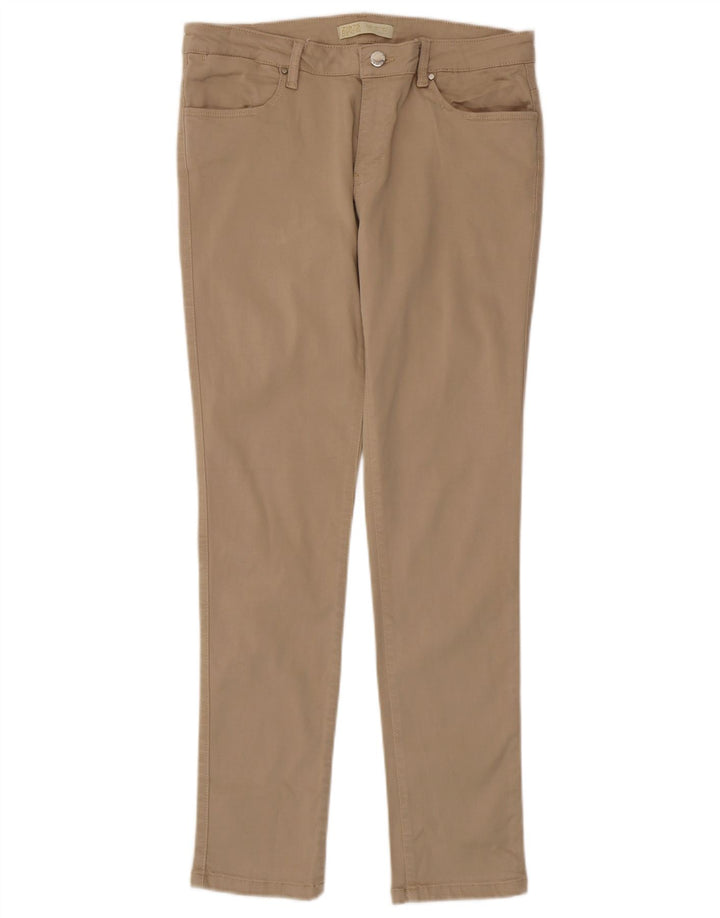 Zara Damen Slim Jeans EU 44 XL W34 L30 Beige