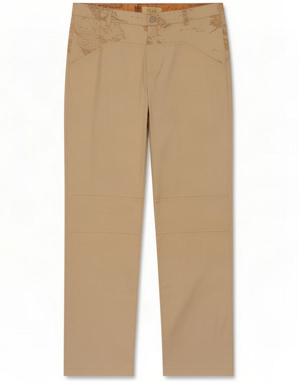 ALVIERO MARTINI Mädchen gerade Freizeithose 13–14 Jahre XL W28 L31 Beige